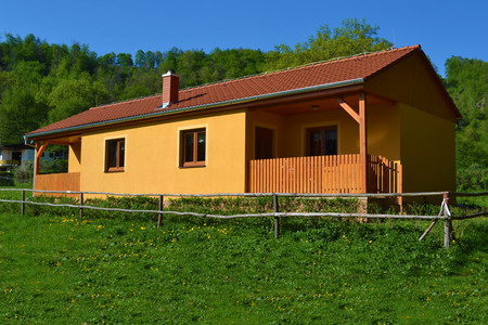 Ubytování Vranovská přehrada - Chaty u Vranovské přehrady - pohled zvenku